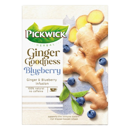 Pickwick Teabags Ginger Goodness Blueberry